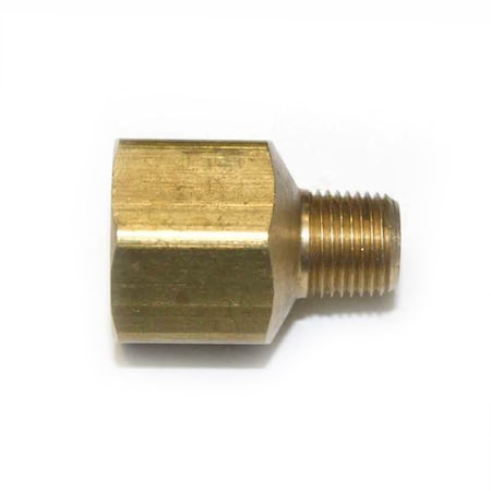 Interstate Pneumatics 1/8 Inch NPT Male x 1/4 Inch NPT Female Brass Hex Bushings FB204